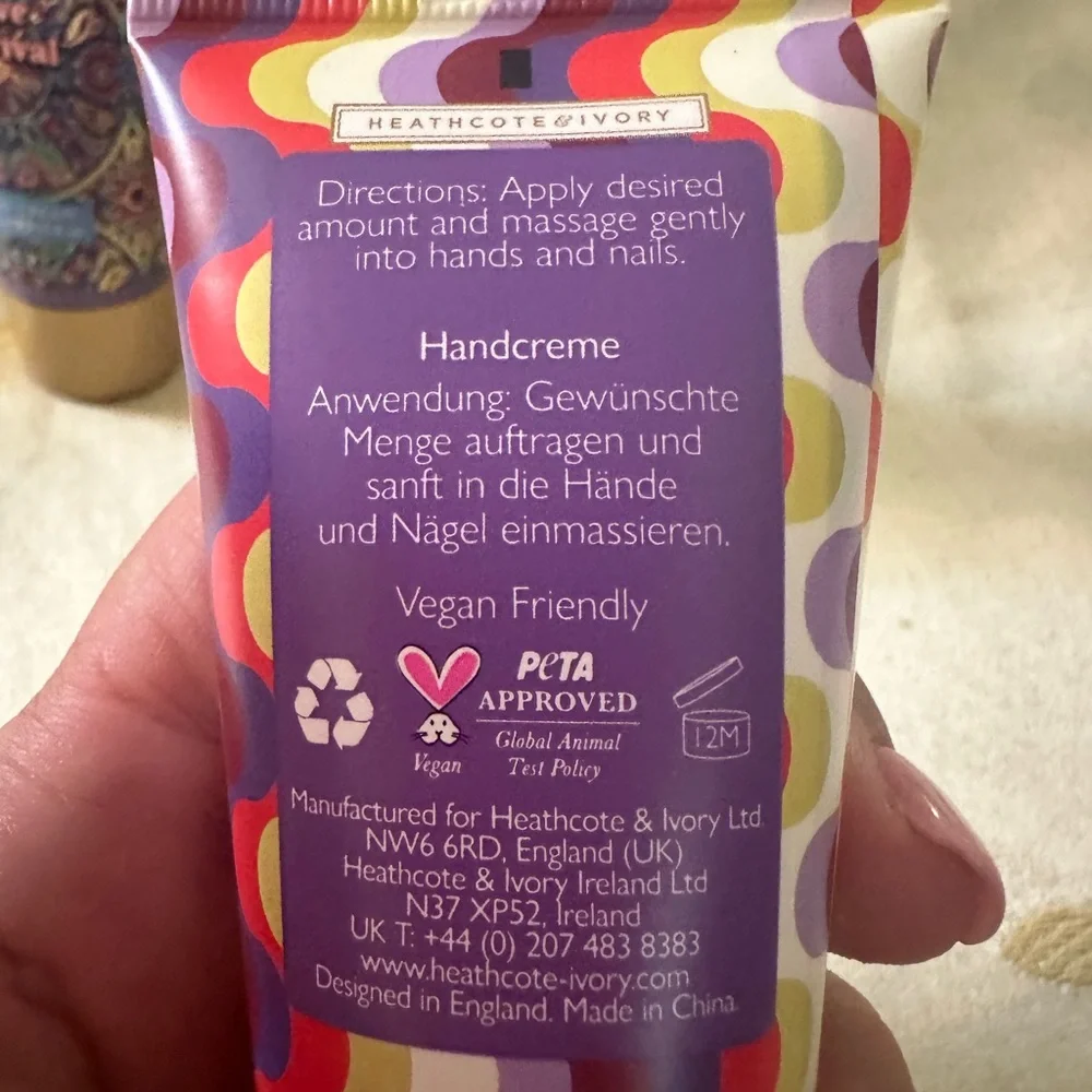 Heathcote & Ivory LOVE REVIVAL Hand Cream Three Pack 1.7 FL. OZ. Each. New.
